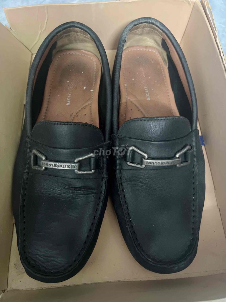 Giày lười Nam Tommy Hilfiger chuẩn auth Da Đen. Mua bán Giày dép tại Quận 8 Tp Hồ Chí Minh được đăng bởi Minh Minh hình 1