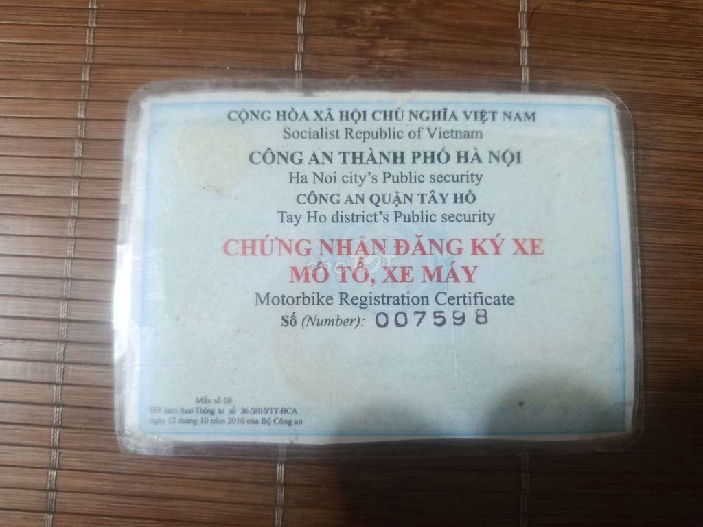 Piaggio 100 zip việt. Mua bán Xe máy tại Quận Tây Hồ Hà Nội được đăng bởi Phạm minh hải hình 1