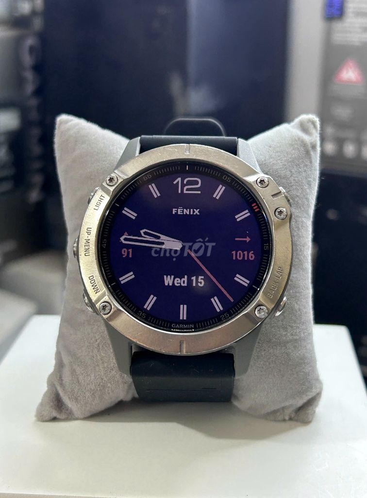 Garmin Fenix 6 Sapphire 47mm Xám. Mua bán Thiết bị đeo thông minh tại Quận Nam Từ Liêm Hà Nội được đăng bởi Cường Garmin  hình 1