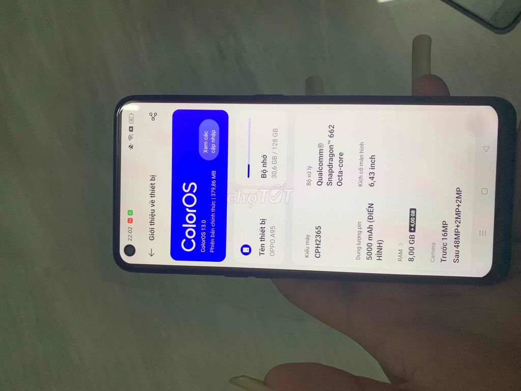 oppo a95 cần bán ram8/128