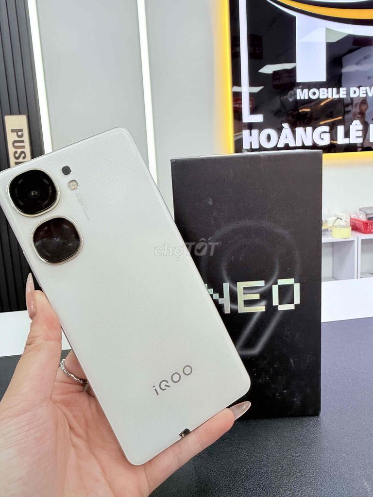IQOO NEO 9S Pro Plus-Bản 12/256G-FullBox-Trắng. Mua bán Điện thoại tại Thành phố Biên Hòa Đồng Nai được đăng bởi Mobile Di Động Biên Hoà hình 1