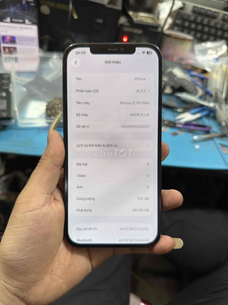 iPhone 12 Pro Max 512GB. Mua bán Điện thoại tại Thị xã Bến Cát Bình Dương được đăng bởi Vũ tuấn hình 1