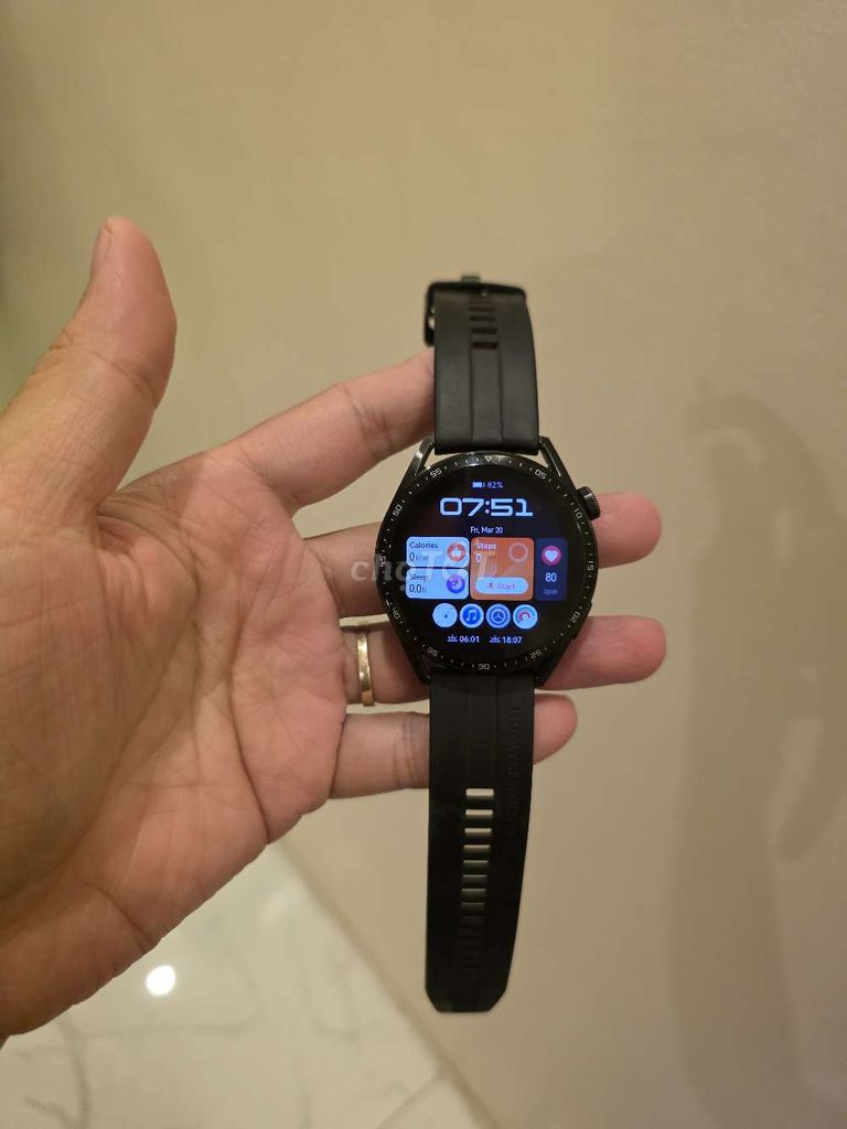 Huawei Watch GT3 Đen 46mm còn box. Mua bán Thiết bị đeo thông minh tại Quận Hà Đông Hà Nội được đăng bởi Quân Nguyễn hình 1
