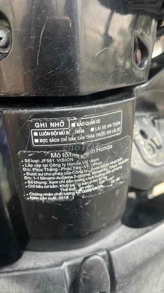 honda vison zin mộc chính chủ màu đen đỏ. Mua bán Xe máy tại Huyện Long Điền Bà Rịa - Vũng Tàu được đăng bởi Nguyễn Trọng bằng hình 6