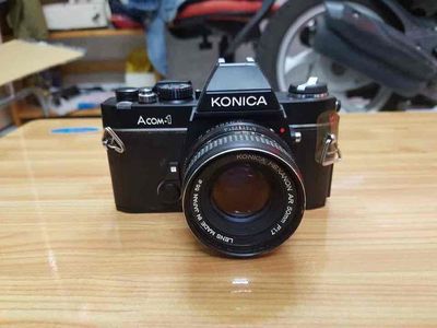 Máy ảnh film Konica Acom-1 kèm lens Hex 55 f1.7