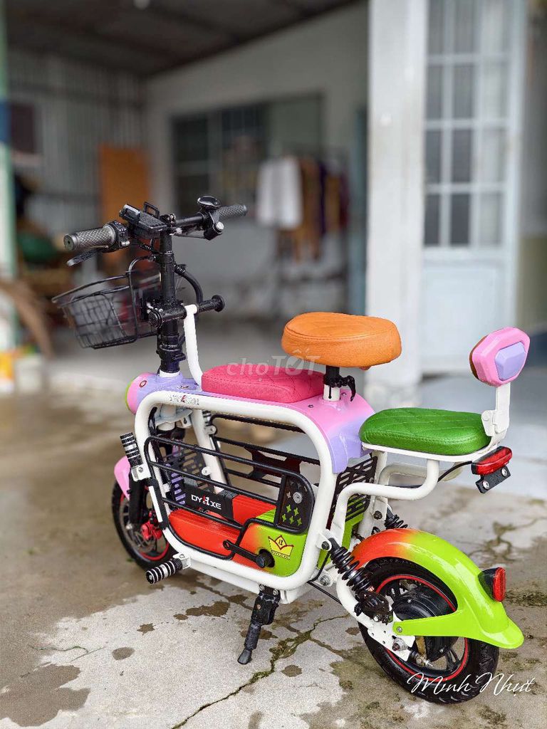 Xe đạp điện hotgirl 3 yên odo 1100km. Mua bán Xe điện tại Quận Bình Thuỷ Cần Thơ được đăng bởi Beo beo hình 3