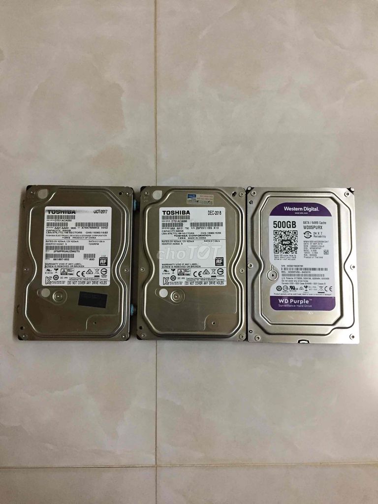 Ổ cứng PC HDD 500GB. Mua bán Linh kiện (RAM, Card...) tại Quận Tân Phú Tp Hồ Chí Minh được đăng bởi Shop Vinh PC hình 1