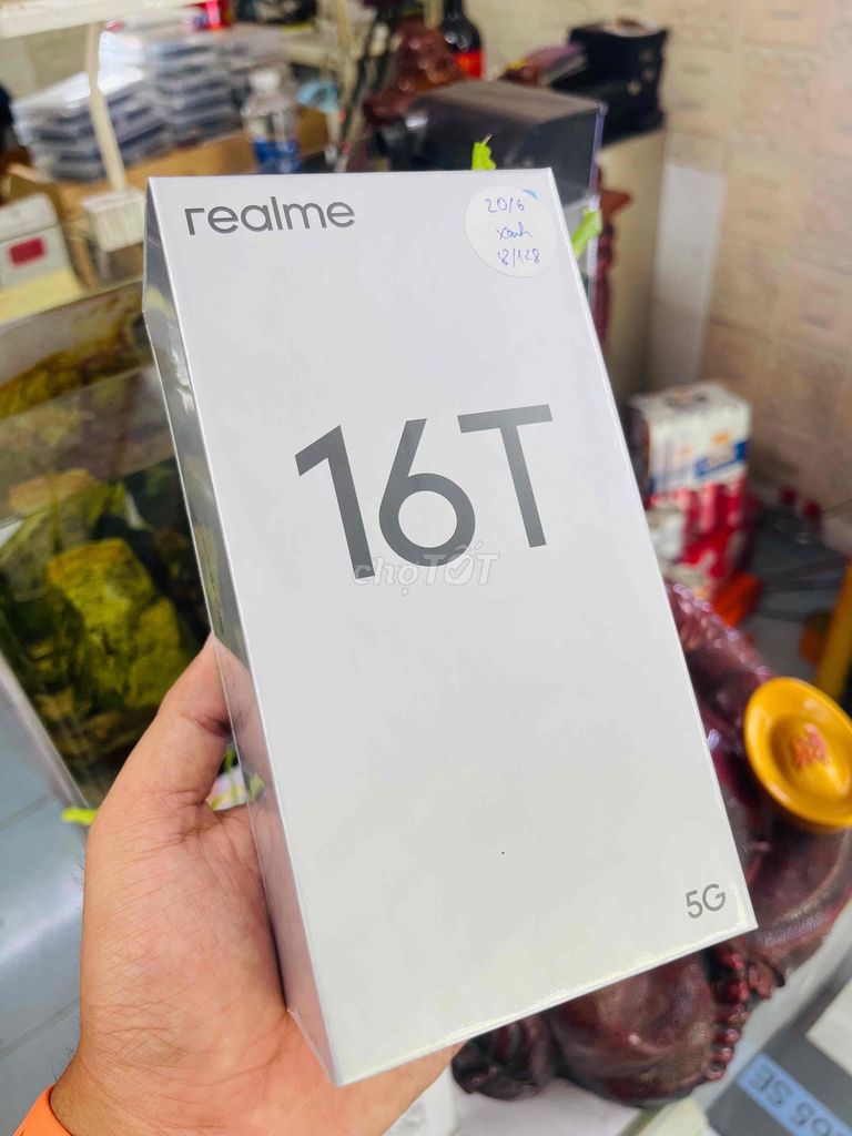 Realme 16T 5G New 100% Xanh Cực Quang. Mua bán Điện thoại tại Quận Liên Chiểu Đà Nẵng được đăng bởi cẩm giang  hình 1