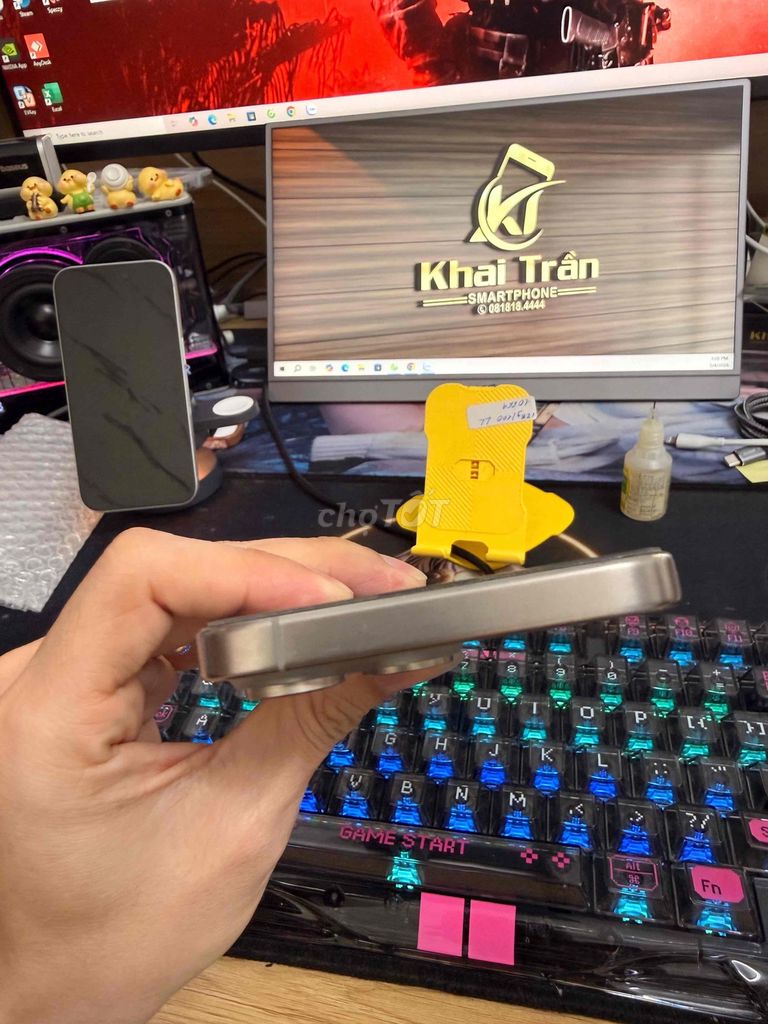 iPhone 15 Pro Max 256GB Titan tự nhiên. Mua bán Điện thoại tại Thành phố Nha Trang Khánh Hòa được đăng bởi khaitransmartphone hình 1