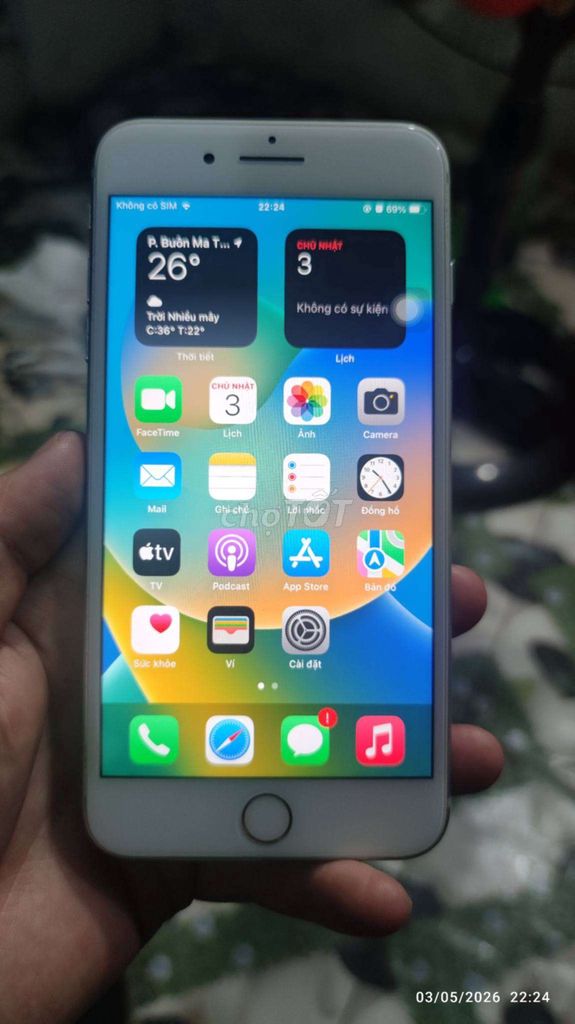 Apple iPhone 8 Plus 64GB Trắng. Mua bán Điện thoại tại Thành phố Buôn Ma Thuột Đắk Lắk được đăng bởi Quân hình 1
