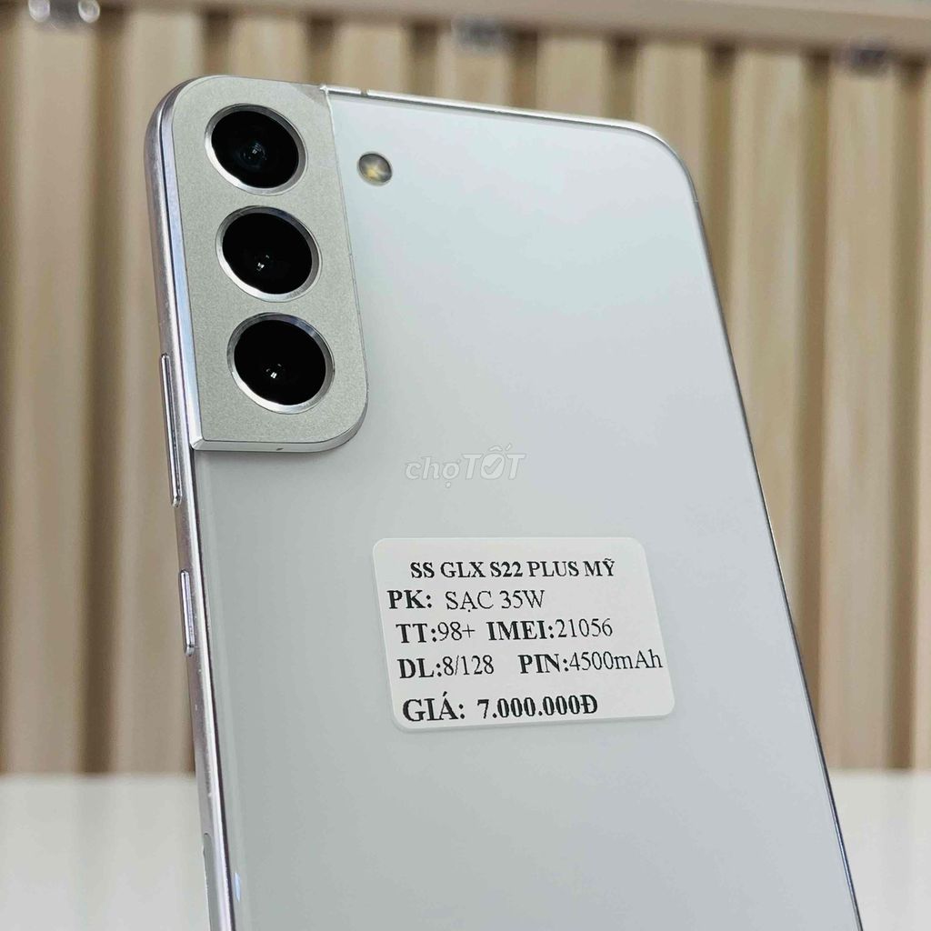Samsung S22 Plus 8/128GB - Trắng Zin - Giao Lưu. Mua bán Điện thoại tại Quận Ninh Kiều Cần Thơ được đăng bởi Hmphone hình 2