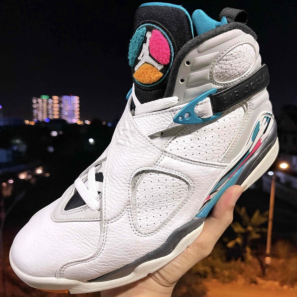 Giày Jordan 8 South Beach full box size 42.5 real