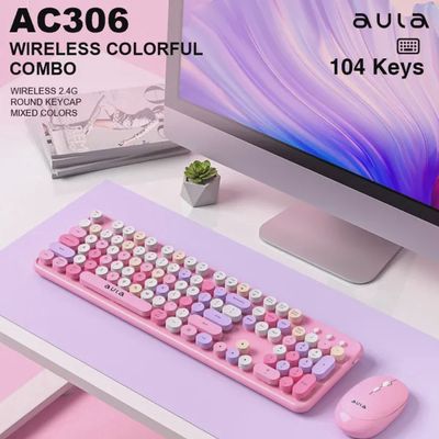 Combo bàn phím + chuột không dây AULA AC306. Mua bán Phụ kiện (Màn hình, Chuột...) tại Quận Gò Vấp Tp Hồ Chí Minh được đăng bởi HUY AT COMPUTER