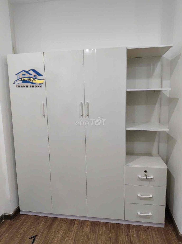 Tủ quần áo nhựa 3 cánh 1m65x1m80. Mua bán Tủ, kệ gia đình tại Thành phố Thủ Đức Tp Hồ Chí Minh được đăng bởi Ngọc Lan hình 1