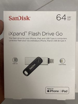 USB OTG 64GB Sandisk iXpand GO cho Iphone Ipad
