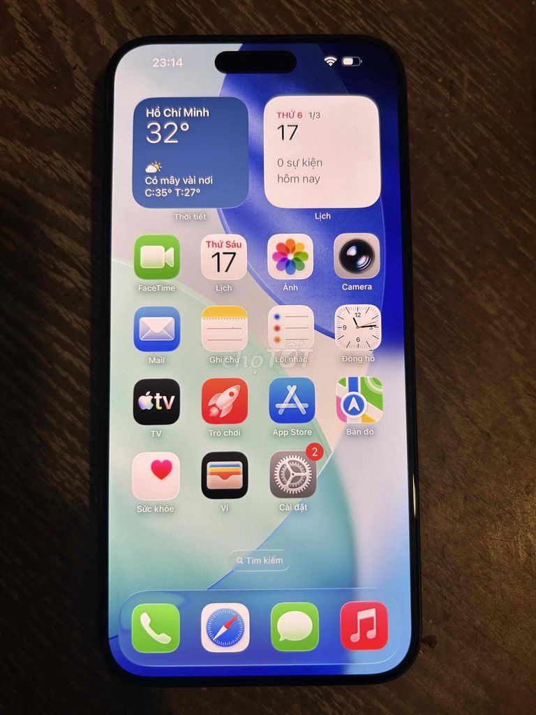 Apple iPhone 15 Pro Max 256GB Đen. Mua bán Điện thoại tại Thành phố Đà Lạt Lâm Đồng được đăng bởi An Minh Hoàng hình 1