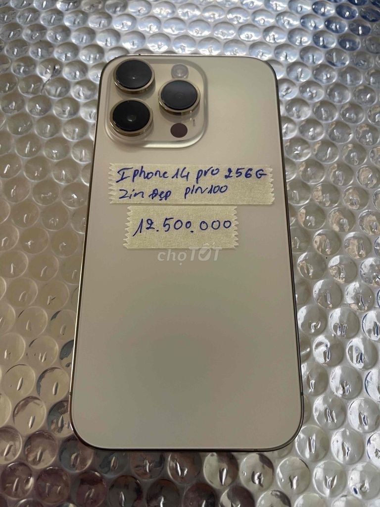 Iphone 14 Pro 256Gbgb gold QT Zin keng. Mua bán Điện thoại tại Quận Ninh Kiều Cần Thơ được đăng bởi Cầm Đồ Anh Quý hình 1