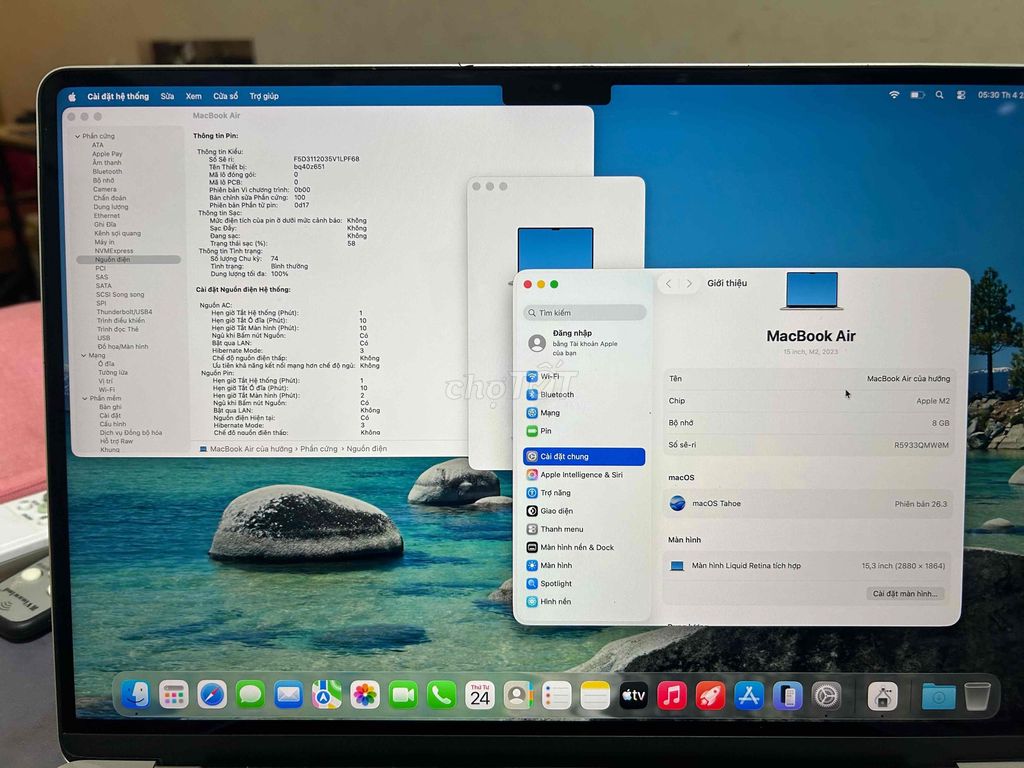 Apple MacBook Air M2 15 inch 8GB/256GB Bạc. Mua bán Laptop tại Quận Đống Đa Hà Nội được đăng bởi Chí Hướng Group  hình 1