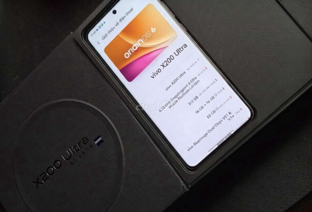 Vivo X200 Ultra 16GB/512GB Bạc 5 lần sạc. Mua bán Điện thoại tại Quận Cẩm Lệ Đà Nẵng được đăng bởi Boss hình 1
