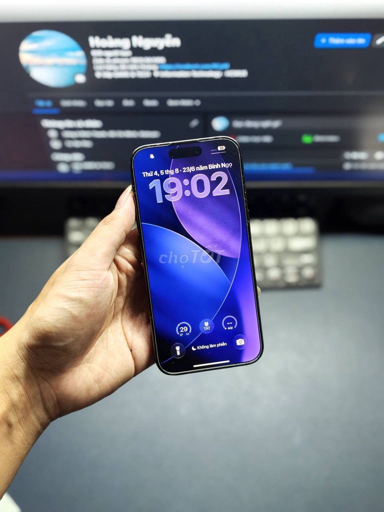 Apple iPhone 15 Pro 128GB Đen 85%. Mua bán Điện thoại tại Quận Bình Thạnh Tp Hồ Chí Minh được đăng bởi Hội Đồ Điện Tử hình 1