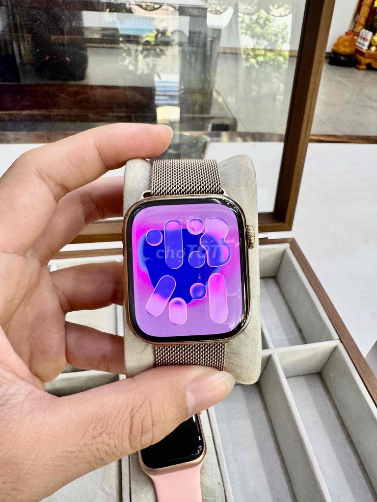 Apple Watch Series 8 45mm Thép Vàng. Mua bán Thiết bị đeo thông minh tại Quận Thanh Khê Đà Nẵng được đăng bởi Apple Watch Chính Hãng SO1 DaNang hình 1