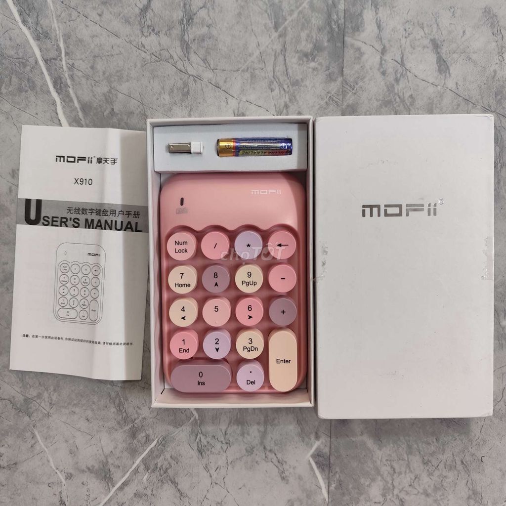 Bàn phím số Mofii X910 Hồng. Mua bán Phụ kiện (Màn hình, Chuột...) tại Quận 3 Tp Hồ Chí Minh được đăng bởi Bán hàng lạ hình 1