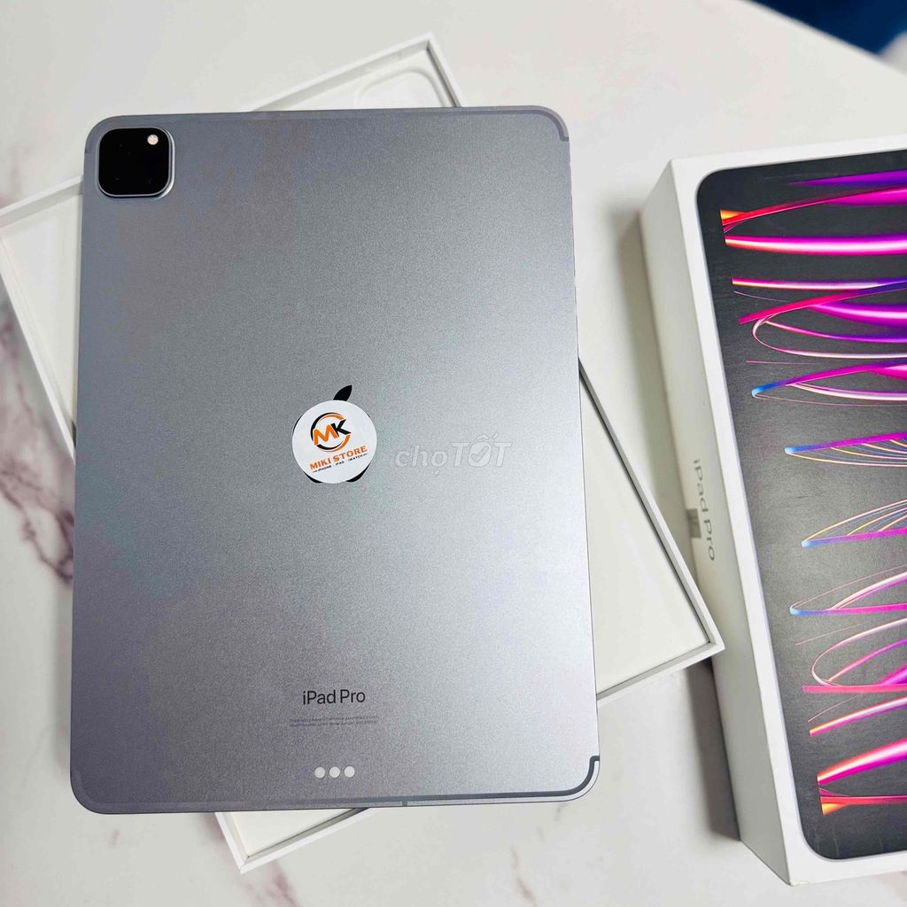 iPad Pro 11 M2 128GB 5G Xám 99% Fullbox Pin 100. Mua bán Máy tính bảng tại Quận 10 Tp Hồ Chí Minh được đăng bởi Miki Store hình 1
