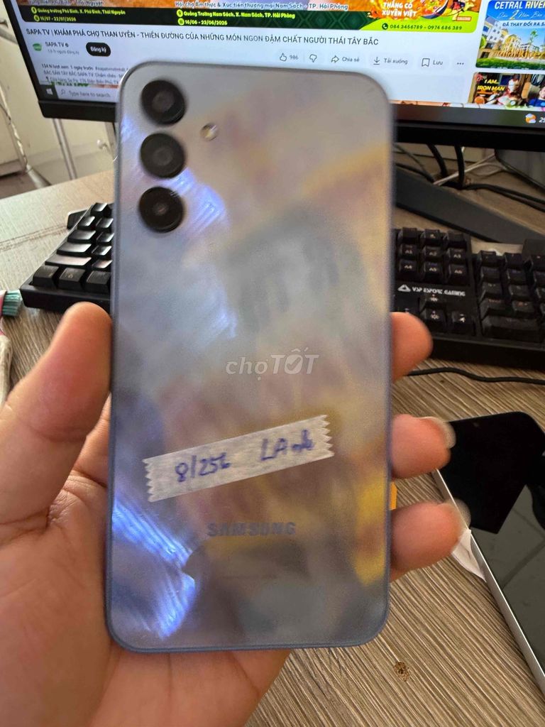 Samsung Galaxy A15 8GB/256GB Xám. Mua bán Điện thoại tại Thành phố Thuận An Bình Dương được đăng bởi Nguyễn Hữu Đô hình 1