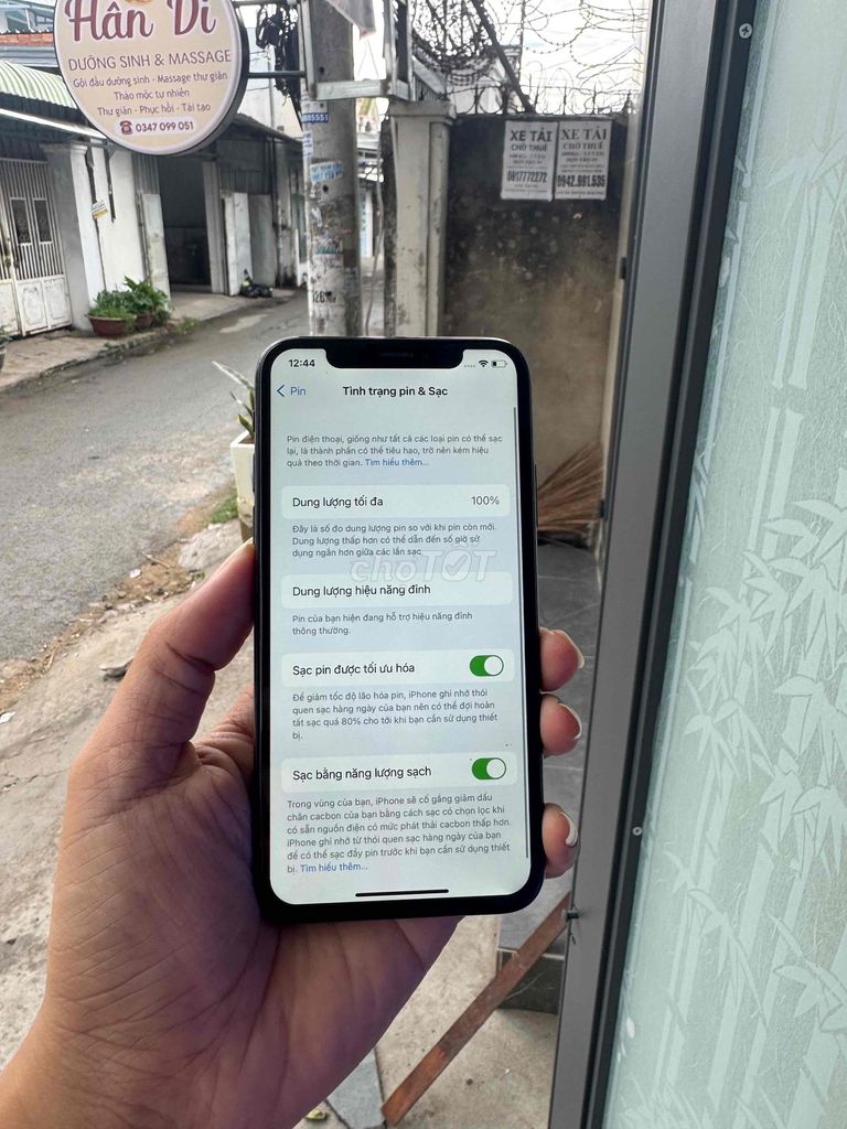 Apple iPhone X 64GB Đen Vỡ lưng. Mua bán Điện thoại tại Quận Ninh Kiều Cần Thơ được đăng bởi Thổ Địa  hình 1