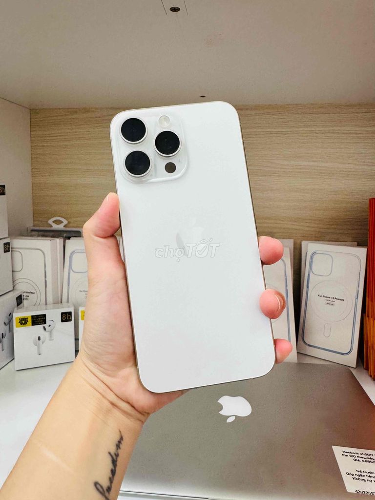 Apple iPhone 15 Pro Max 512GB Trắng. Mua bán Điện thoại tại Thành phố Long Xuyên An Giang được đăng bởi Ngân KNmobile An Giang  hình 1