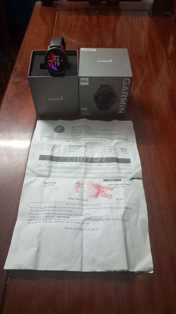 Garmin Venu Đen. Mua bán Thiết bị đeo thông minh tại Quận Hoàng Mai Hà Nội được đăng bởi a tuấn anh hình 1