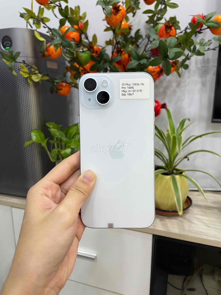 Apple iPhone 15 Plus 128GB Blue màn thay. Mua bán Điện thoại tại Huyện Hóc Môn Tp Hồ Chí Minh được đăng bởi Luân Hoài hình 1
