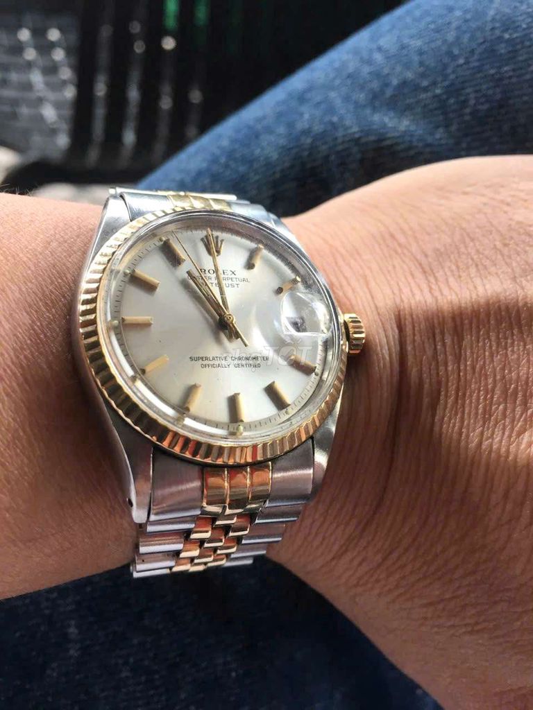Đồng hồ Rolex Datejust 16013 Nam thép vàng. Mua bán Đồng hồ tại Huyện Bình Chánh Tp Hồ Chí Minh được đăng bởi khanh hình 1