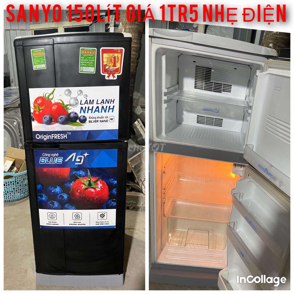 Tủ lạnh Sanyo 145L Đen. Mua bán Tủ lạnh tại Thành phố Thủ Đức Tp Hồ Chí Minh được đăng bởi Quốc hình 1