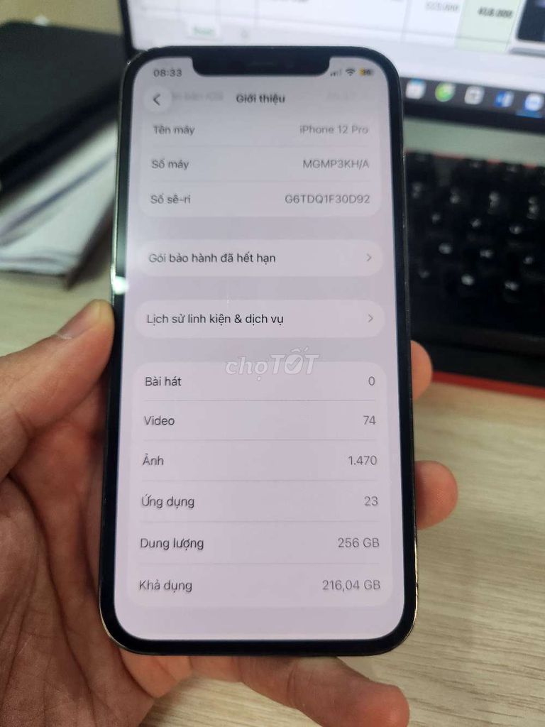 Apple iPhone 12 Pro 256GB Xám. Mua bán Điện thoại tại Thành phố Ninh Bình Ninh Bình được đăng bởi ha thuy hình 1
