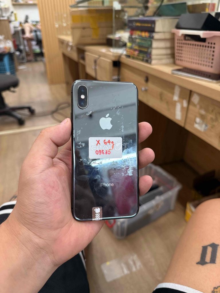 Apple iPhone X 64GB Đen. Mua bán Điện thoại tại Quận Đống Đa Hà Nội được đăng bởi  HT Mobie Trả góp nợ xáu bao duyệt hình 1