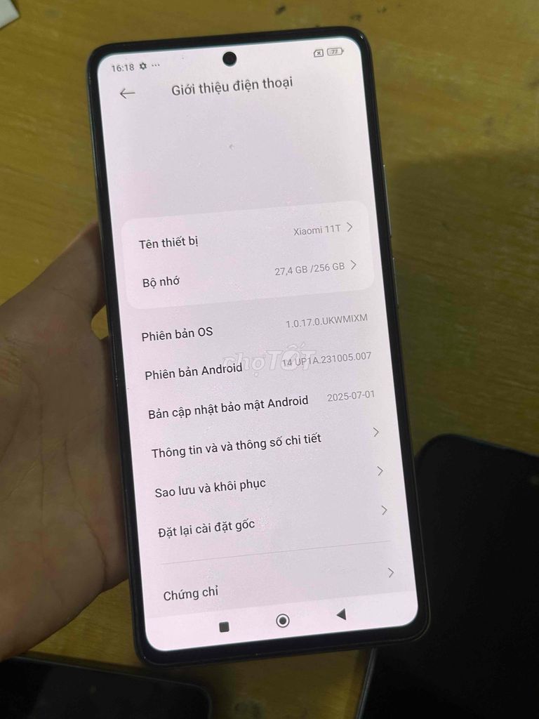 Xiaomi 11T 8GB/256GB Trắng Chính Hãng. Mua bán Điện thoại tại Thành phố Thủ Đức Tp Hồ Chí Minh được đăng bởi Hiếu hình 1