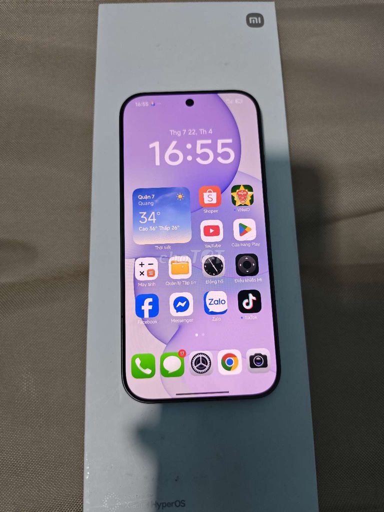 Xiaomi 17 Đen 12/256 Như mới fullbox. Mua bán Điện thoại tại Quận 4 Tp Hồ Chí Minh được đăng bởi Arsenal FC Mobile hình 1
