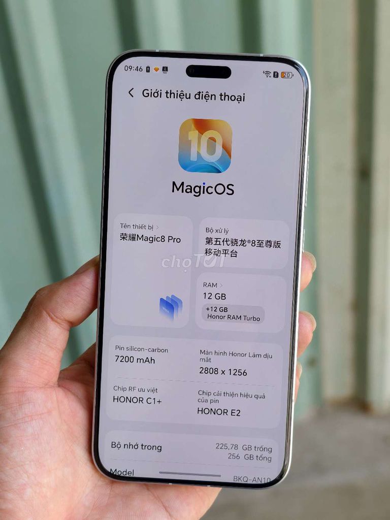 Honor Magic 8 Pro 256GB xanh fulbox đủ phụ kiện . Mua bán Điện thoại tại Thành phố Thủ Đức Tp Hồ Chí Minh được đăng bởi NANI MOBILE hình 1