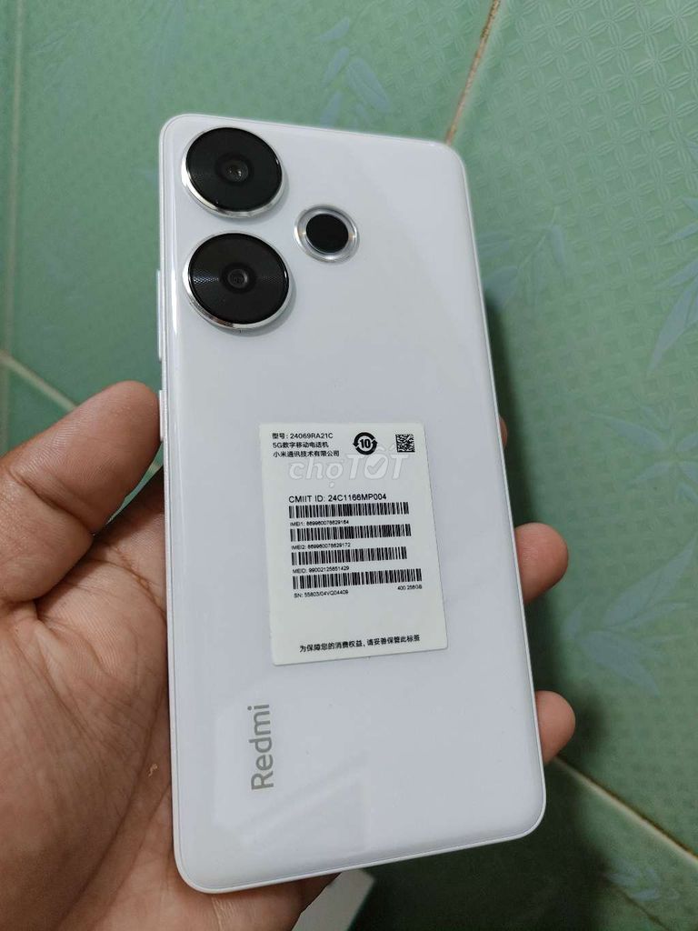 Xiaomi Redmi Turbo 3 12GB/256GB Trắng. Mua bán Điện thoại tại Thành phố Vũng Tàu Bà Rịa - Vũng Tàu được đăng bởi Phạm Đạt hình 1