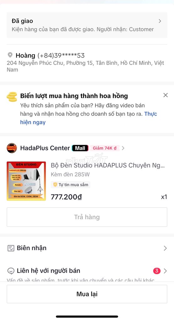 Bộ Đèn Chụp Studio Livestream bán hàng