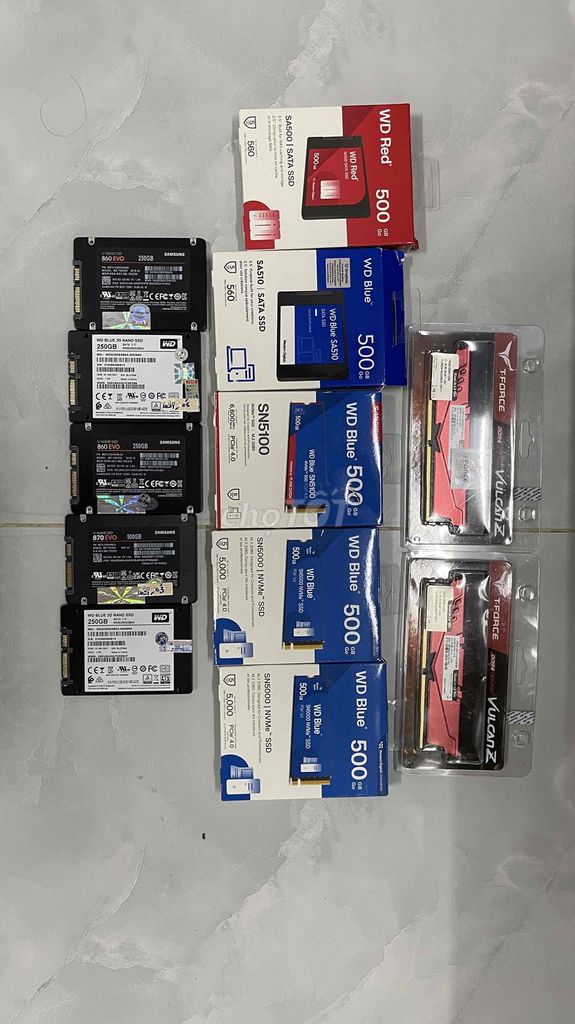 DDR4 - SSD WD M2 PCIe 500Gb NEW. Mua bán Linh kiện (RAM, Card...) tại Quận 3 Tp Hồ Chí Minh được đăng bởi thai hình 1