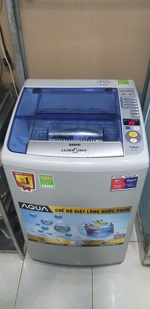 Máy giặt Aqua 7kg cửa trên. Mua bán Máy giặt tại Quận Tân Bình Tp Hồ Chí Minh được đăng bởi Anh quyết  hình 1