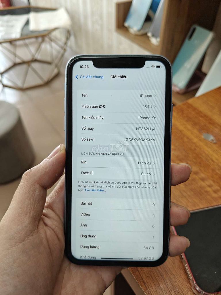 Iphone xr quốc tế mất faceid