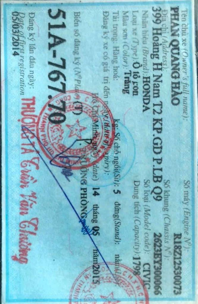 HONDA CIVIC tự động sx 2014. Mua bán Ô tô tại Thành phố Thủ Đức Tp Hồ Chí Minh được đăng bởi Phương trang hình 5