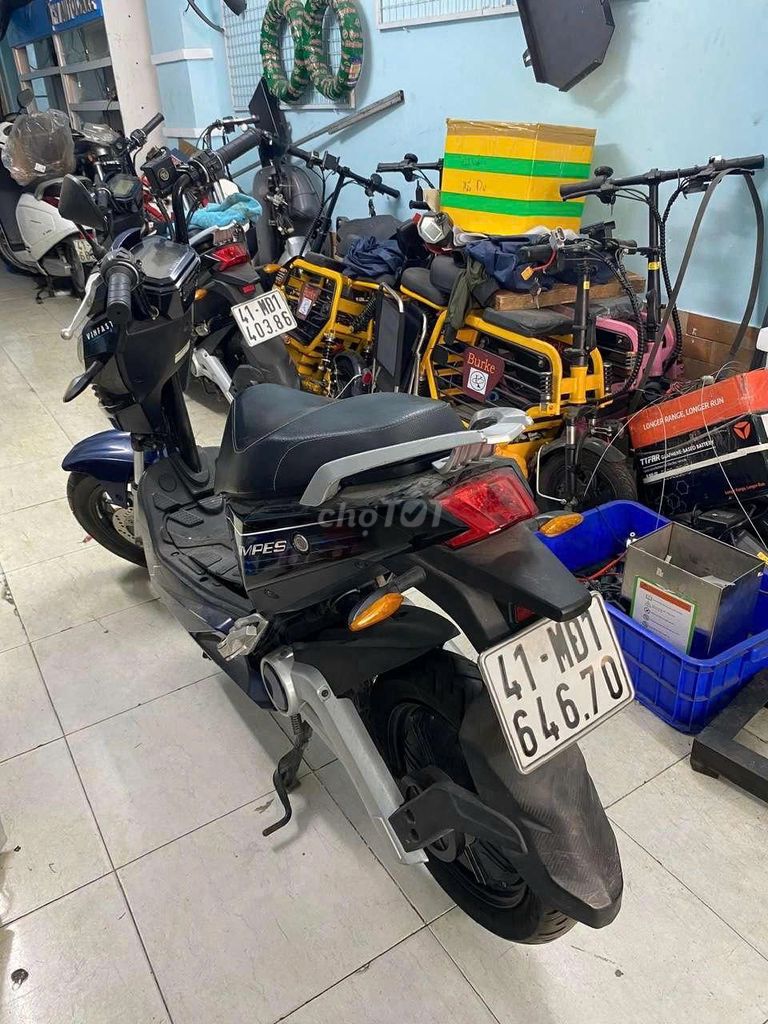 Xe máy điện VinFast Impes Xanh đen. Mua bán Xe điện tại Quận Tân Bình Tp Hồ Chí Minh được đăng bởi EVBATTERY hình 4