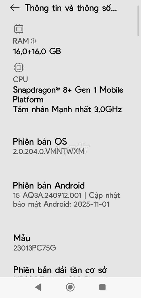 Xiaomi Poco F5 Pro 16GB/256GB. Mua bán Điện thoại tại Thị xã Duy Tiên Hà Nam được đăng bởi Hoangtuxm hình 1