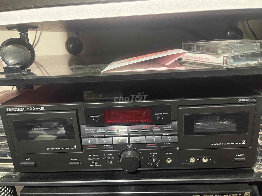 Đầu cassette Tascam 202mkIII Đen. Mua bán Tivi, Âm thanh tại Quận Ngũ Hành Sơn Đà Nẵng được đăng bởi Lê Văn Lợi hình 1
