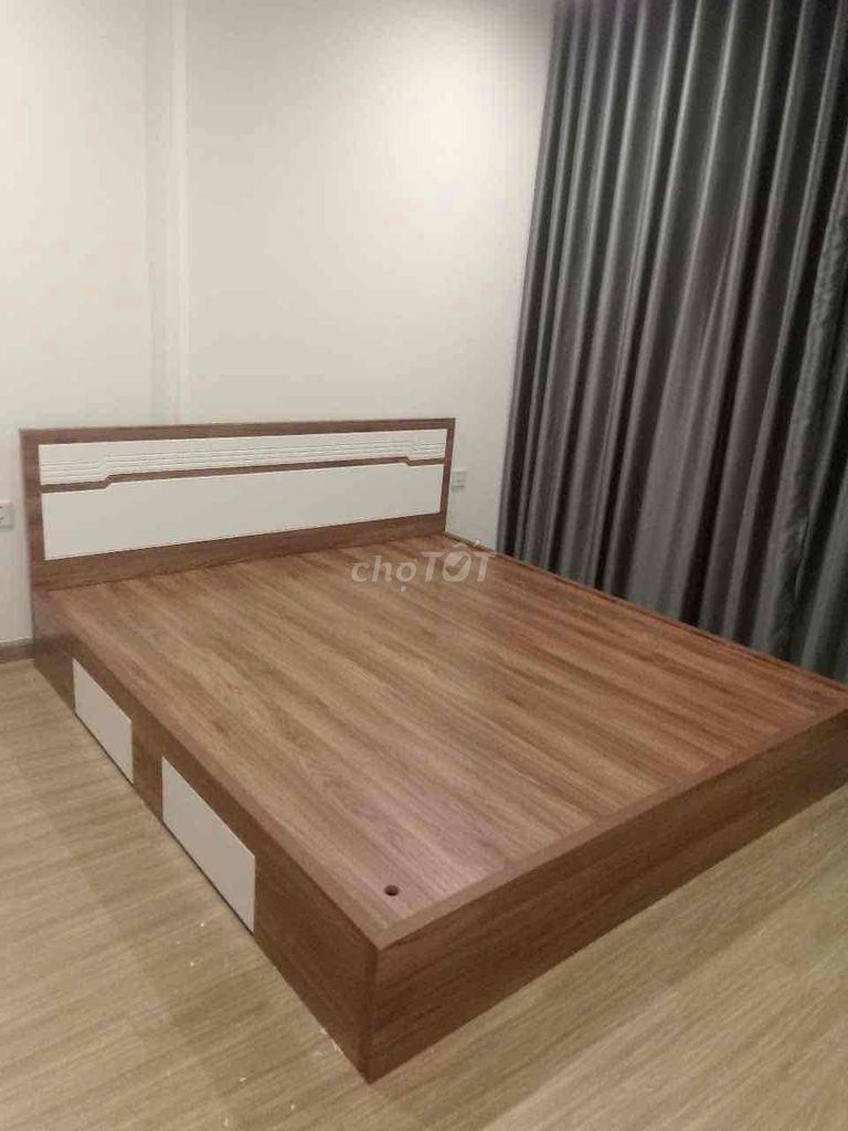 Giường ngủ Gỗ MDF 1m8 Nâu niuyh. Mua bán Giường, chăn ga gối nệm tại Thành phố Biên Hòa Đồng Nai được đăng bởi hạnh hình 1