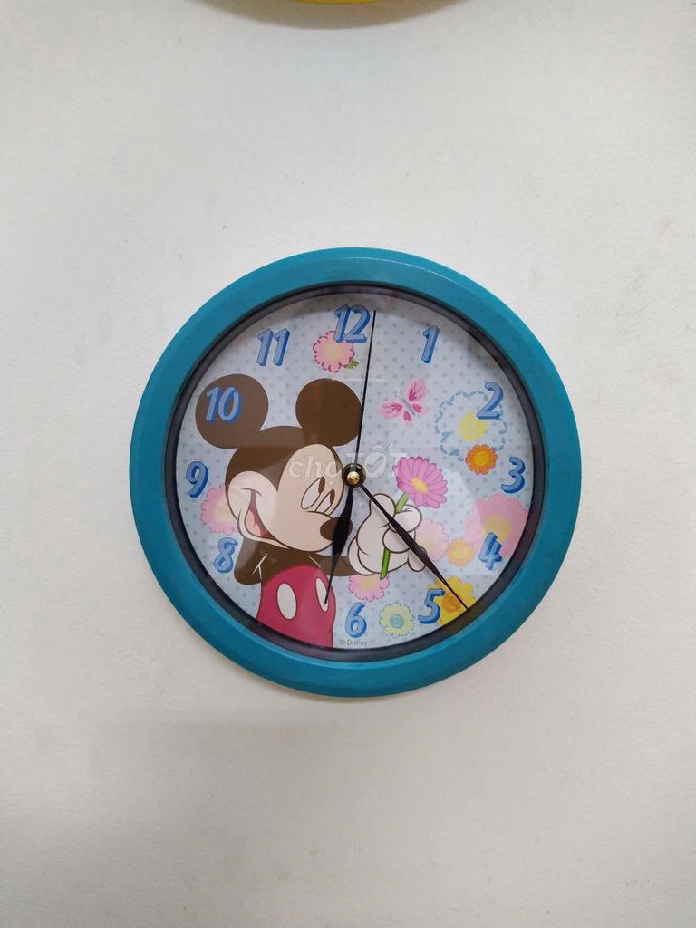 Đồng hồ GIMIKO Mickey mouse blue tròn 24cm